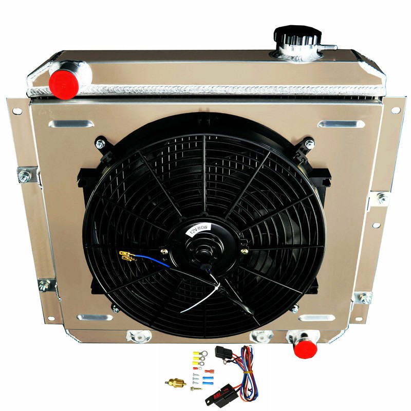 Fit 19581984 Toyota Land Cruiser FJ40 FJ45 4 Row Aluminum Radiator