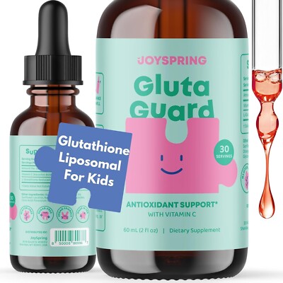 Liposomal Glutathione Liquid for Kids Powerful Antioxidant Support Immune Drops