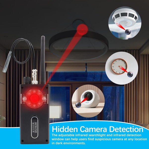Anti Spy Camera Bug Detector Hidden Cam Finder for Home Hotel Privacy Protection - Image 6