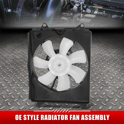 Для 16-22 Honda HR-V Черный Передний правый вентилятор радиатора охлаждения в сборе