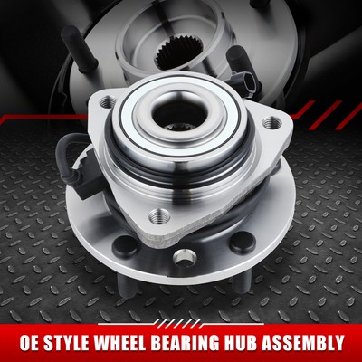 ДЛЯ 97-05 BLAZER S10 SONOMA ПЕРЕДНИЙ ЛЕВЫЙ / ПРАВЫЙ КОЛЕСНЫЙ ПОДШИПНИК И СТУПИЦА с ДАТЧИКОМ ABS