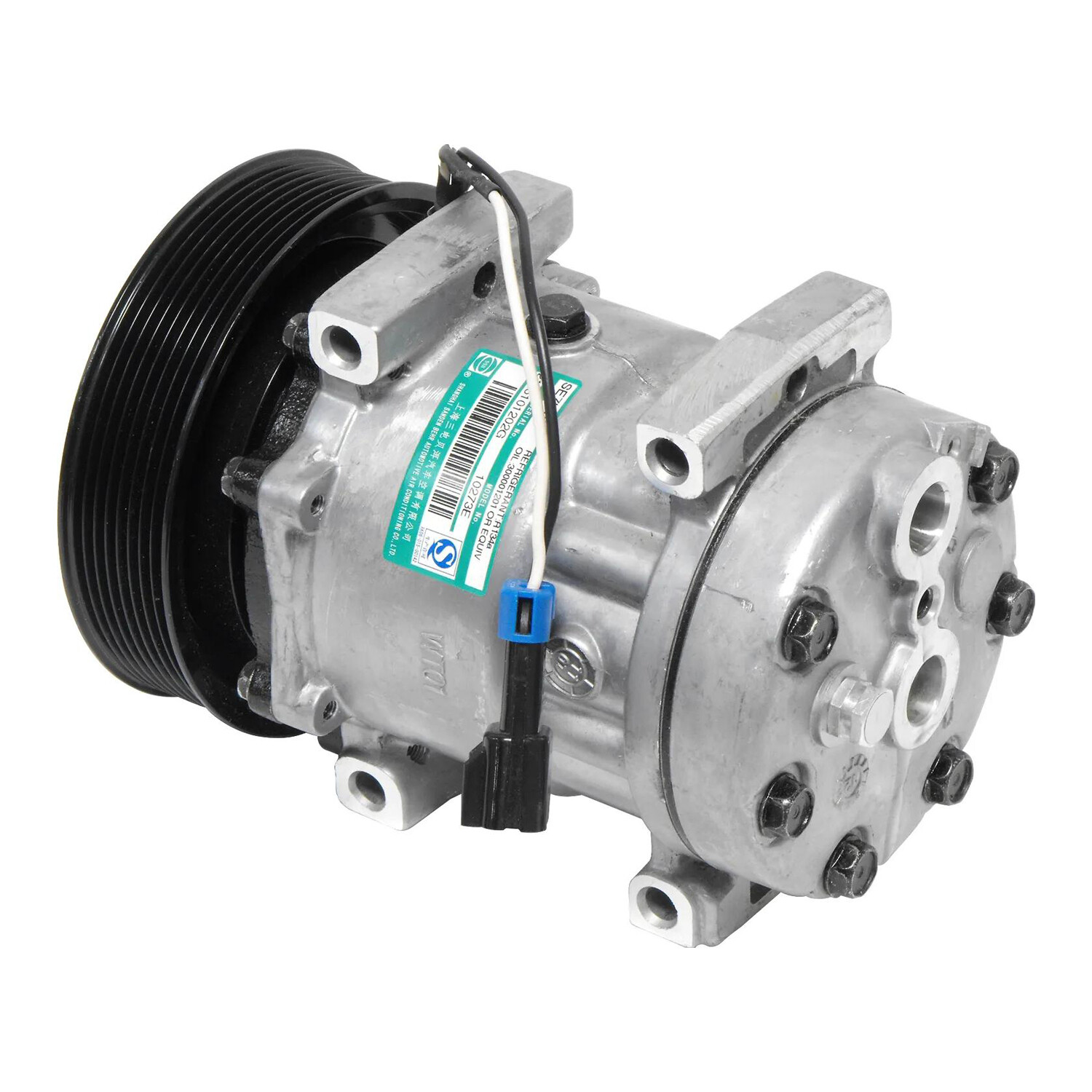 A/C Compressor for 08-11 Freightliner M2 series L6 6.4L 6.7L 8.3L OE# SKI4543S