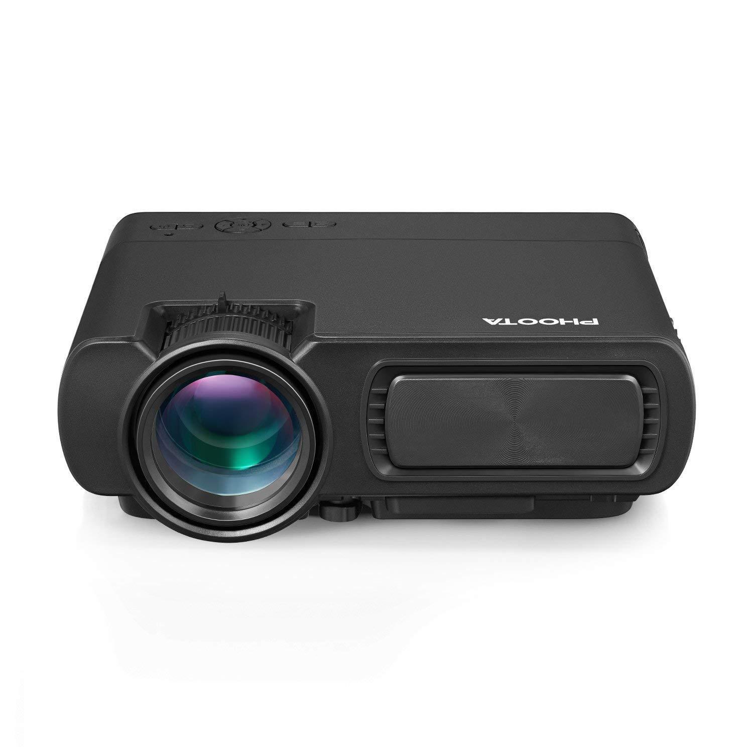 PHOOTA T5 2400 Lumens Mini LED Portable Projector , Full HD PHOOTA T5 2400 Lumens Mini LED Portable Projector , Full HD