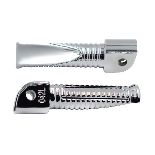 パチモンFLEX Chrome Small Front Foot Pegs Aluminium For 2011 - 2015
