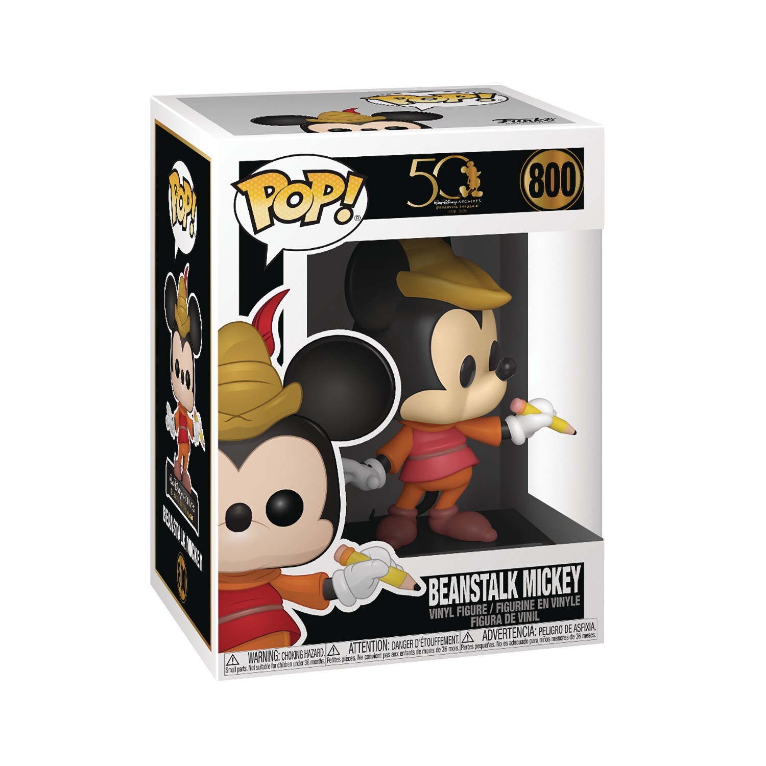 Pop! Disney Archives Beanstalk Mickey #800 Vinyl Figure