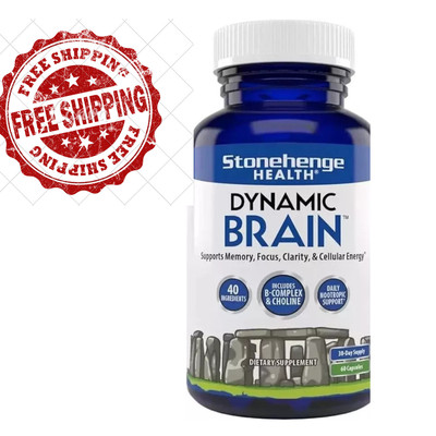 Stonehenge Health Dynamic Brain Supplement For Enhanced Memory and Focus NEW
