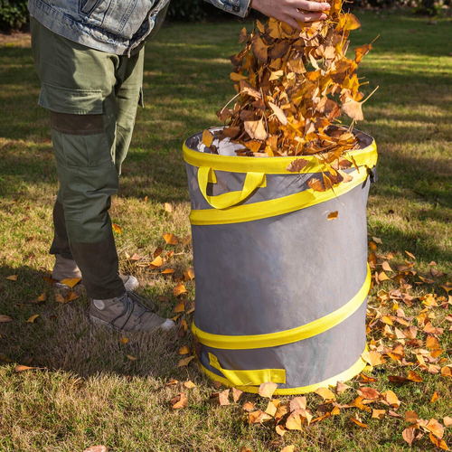 Jardineer Collapsible Leaf Bag-30 Gallons Yard Garden Bag Pop Up Trash Can Bags