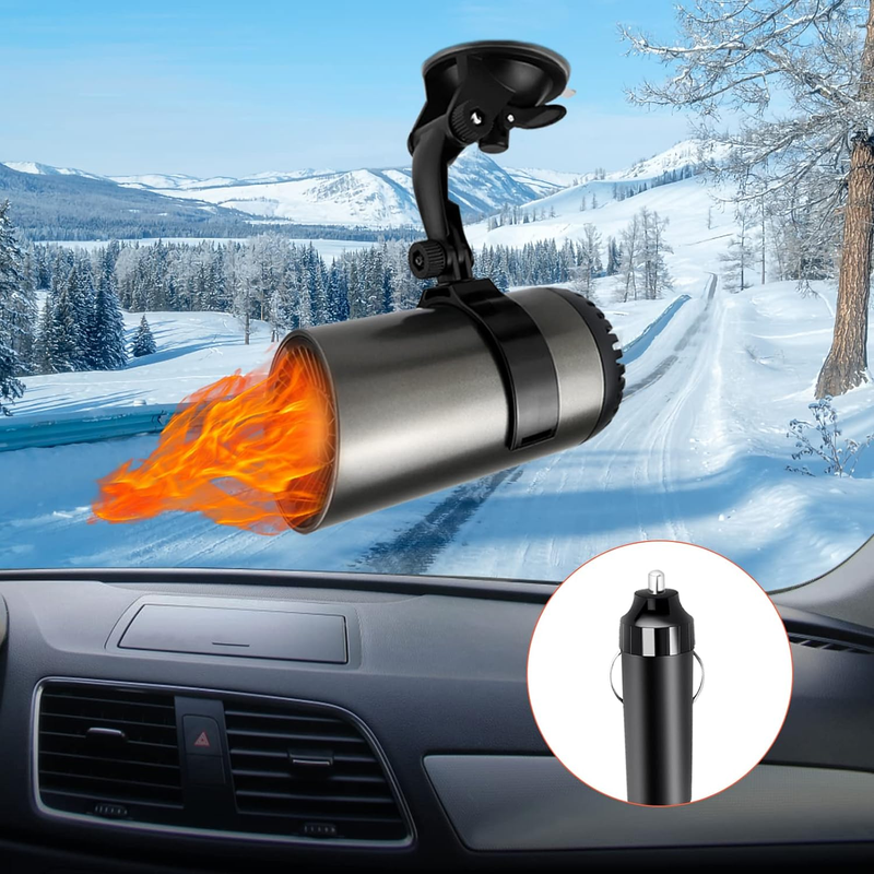 ROYADVE 150W Car Heater That Plugs into Cigarette Lighter, Car Heater 12V Portab