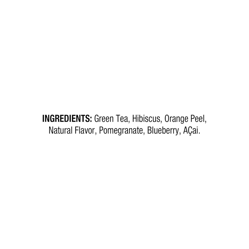 Amazon Brand,  Pomegranate Blueberry Acai Green Tea Bags, 1.41 Oz, 20 Count