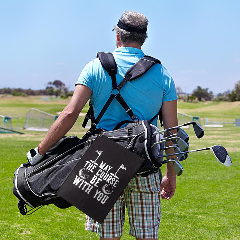 Golf Towel,Printed Golf Towels for Golf Bags with Clip,Golf Accessories Funny Go