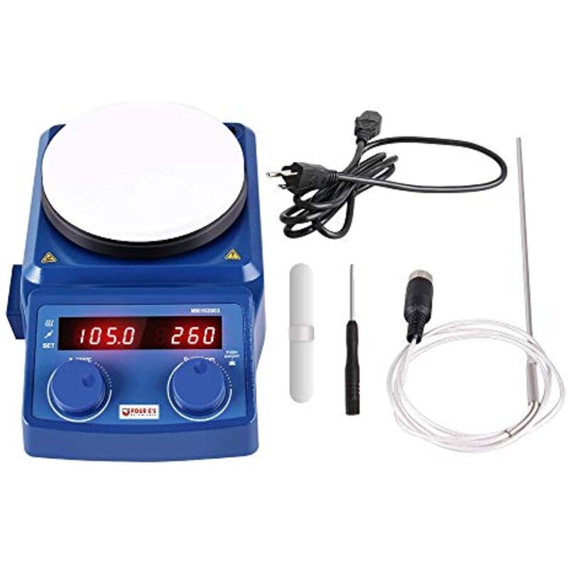 5 Inch LED Digital Hotplate Magnetic Stirrer with External Temperature Probe