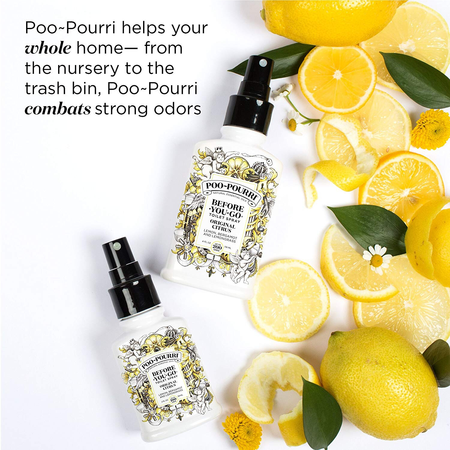 Poo-Pourri Before-You-Go Toilet Spray 10-ML Travel Size, Original Citrus Scent