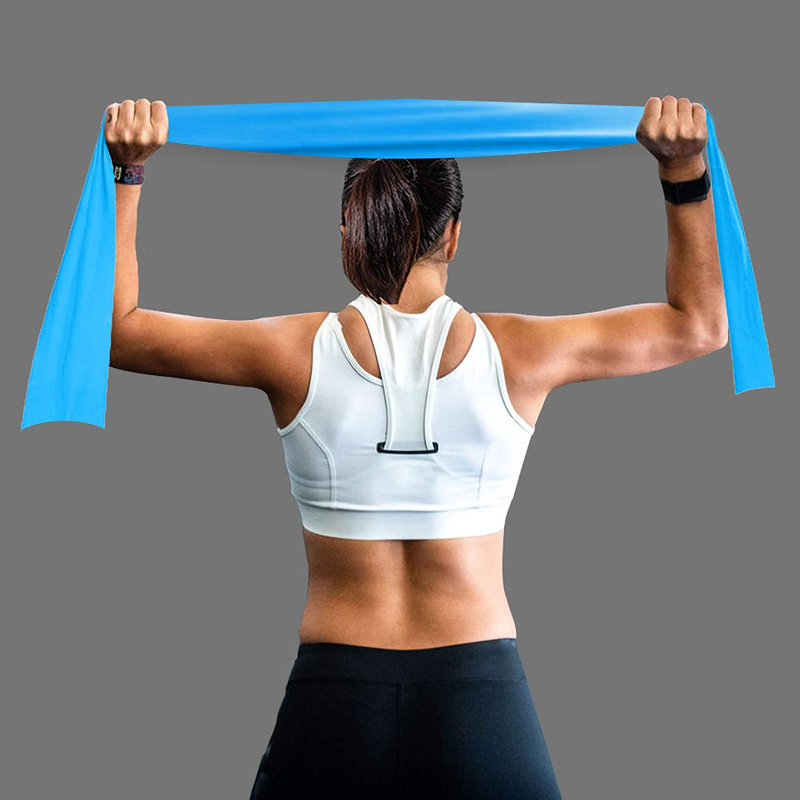 Resistance Bands Set, Professional Non-Latex Elastic Exercise Bands, 5 Ft. Long