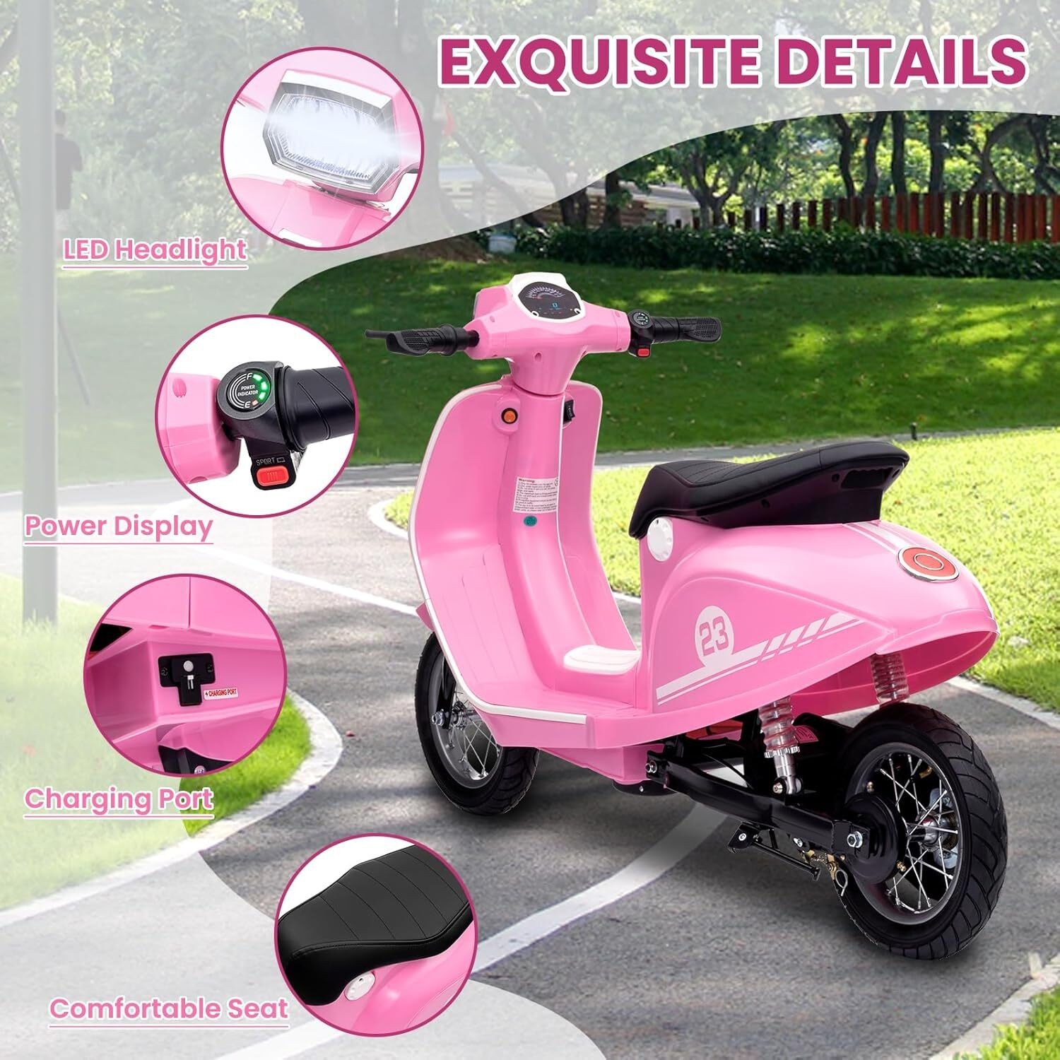 Kids Motorcycle Electric Moped