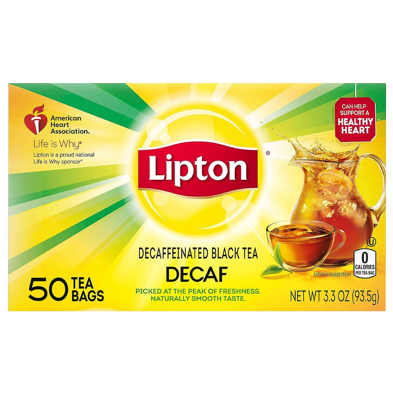 Decaffeinated Black Tea, 50 Count