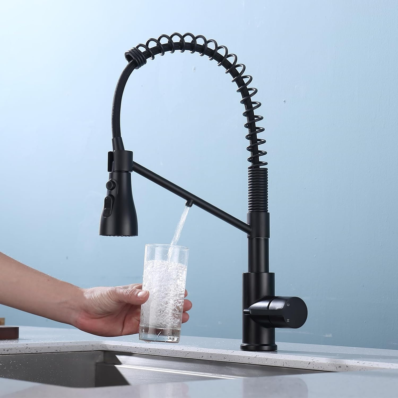 3-In-1 Kitchen Faucet with Water Filter Built In, Kitchen Drinking Water Faucet