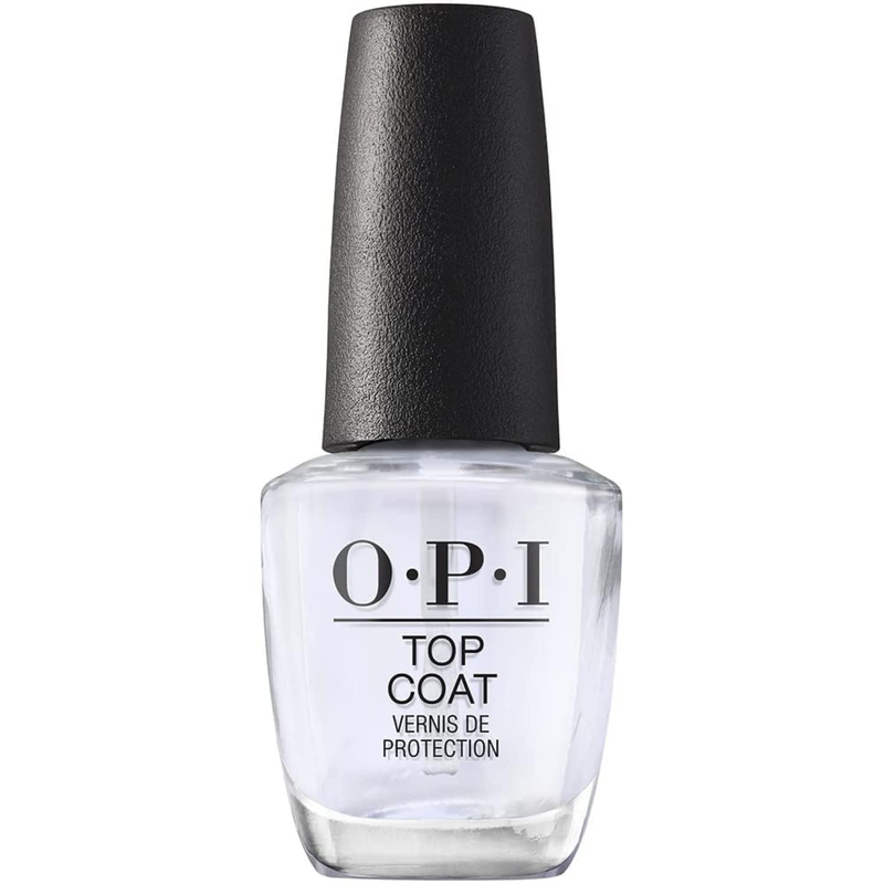 OPI Nail Lacquer Top Coat | Clear Nail Polish Top Coats | Chip Resistant, Fast D
