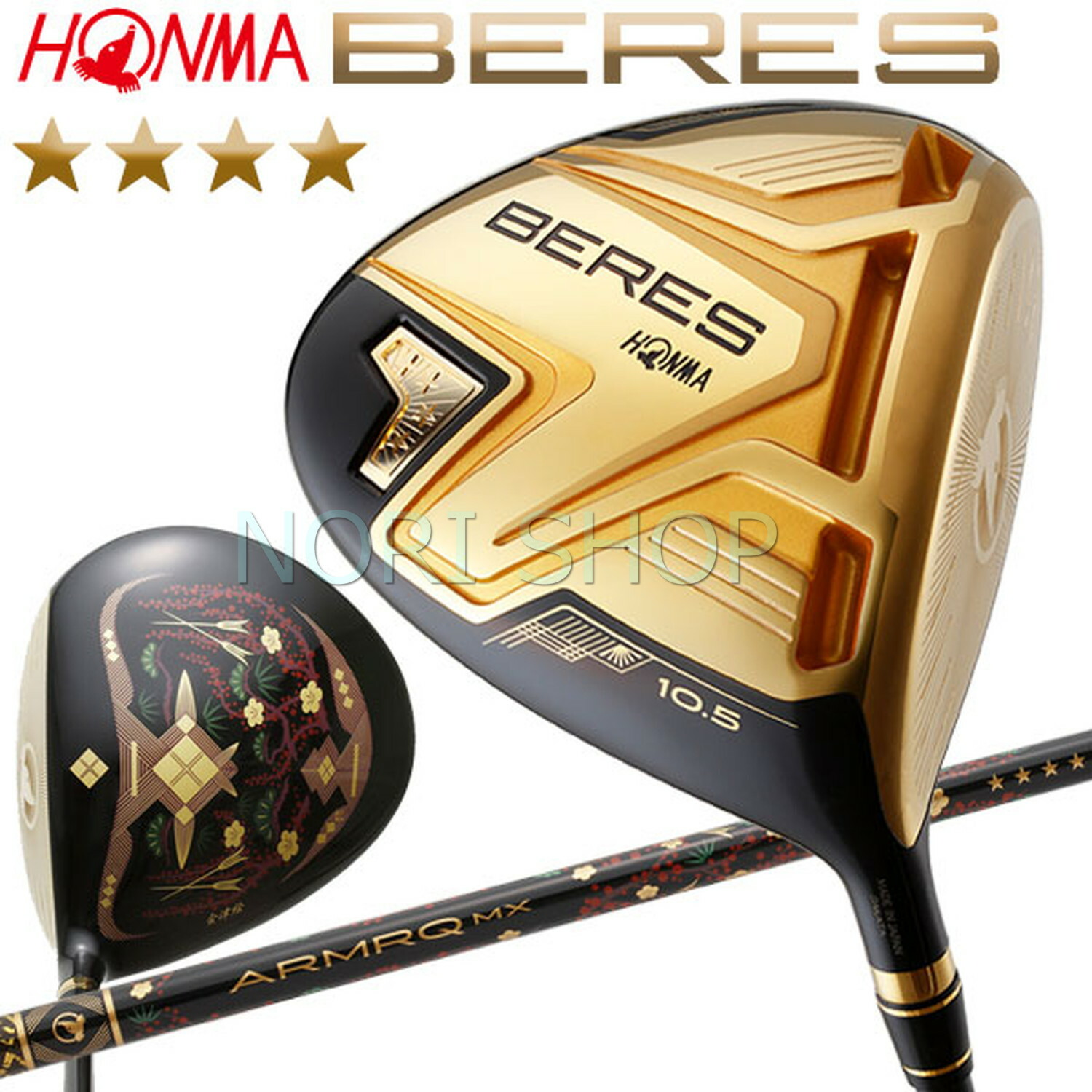 2022 HONMA GOLF BERES AIZU ARMRQ MX 4S Black Driver 1W | eBay