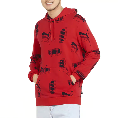 

Мужская флисовая худи Puma High Risk Red Power AOP, Red/black