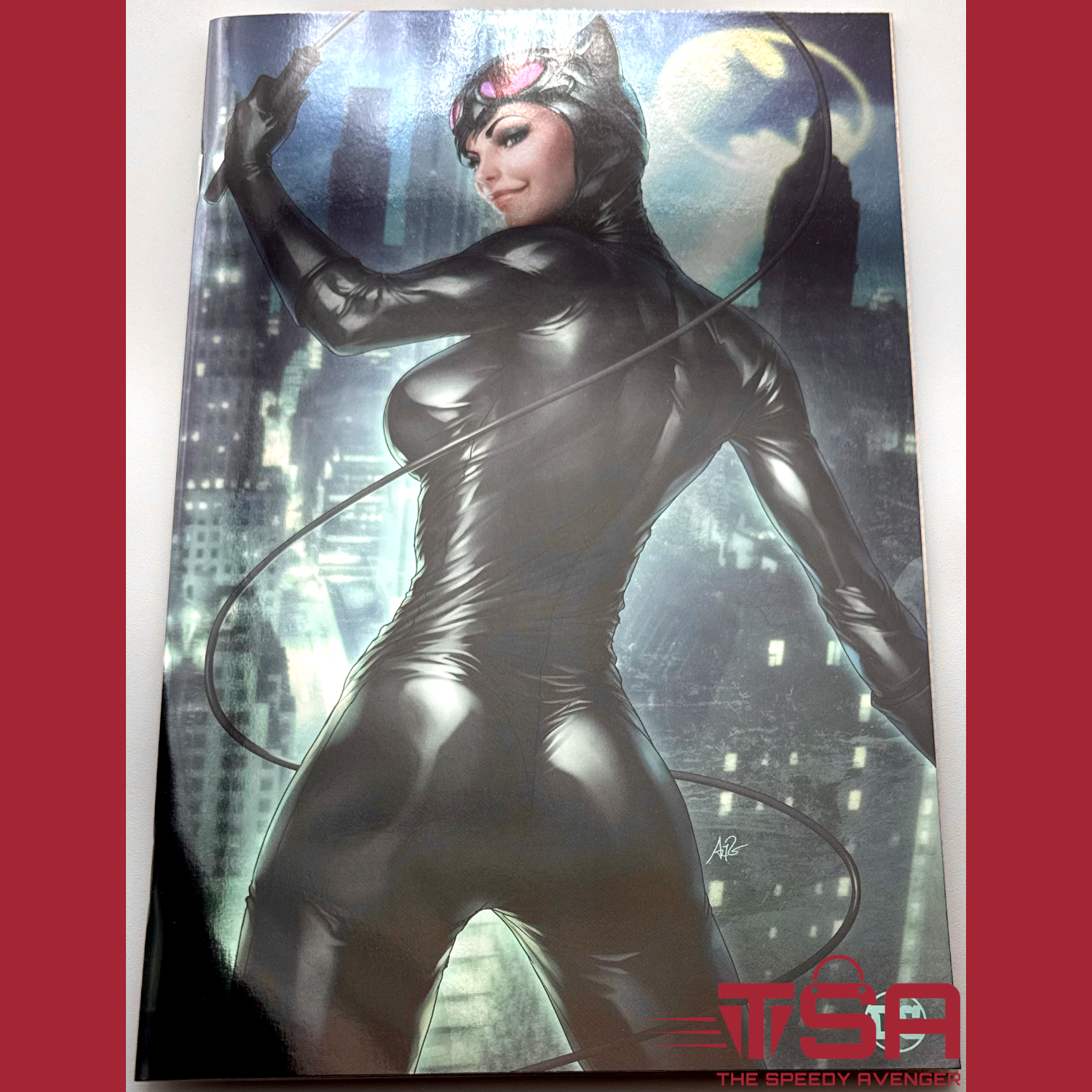CATWOMAN UNCOVERED #1 Stanley 'Artgerm' Lau Foil Variant 2023 DC Comics