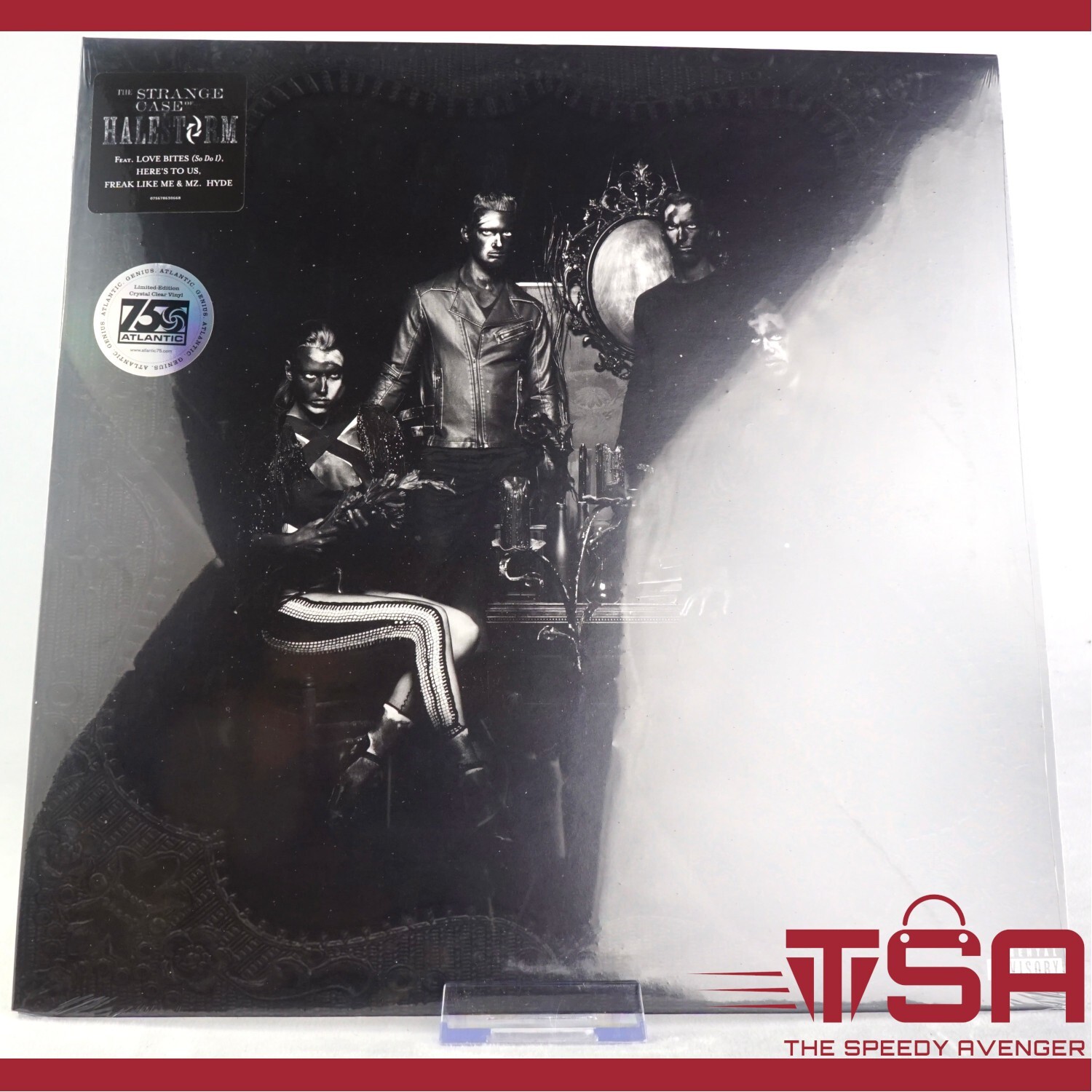 HALESTORM — THE STRANGE CASE OF HALESTORM Clear LP Vinyl Record 75th Anniversary