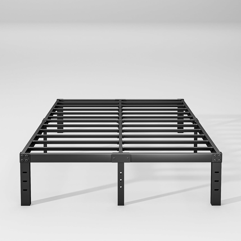 Full Size Bed Frame 12&ldquo; High Heavy Duty Metal Platform Bed Frame,Sturdy Steel Su