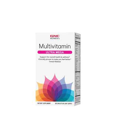 GNC Women's ACTIVE MULTIVITAMIN - 90 Caplets  NEW SEALED - Exp 3/24+++