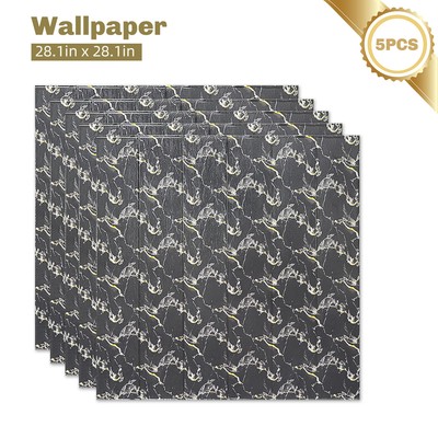 5Pcs 3D DIY Brick Wall Sticker Self-adhesive Foam Panel Wallpaper Decor 70*70cm