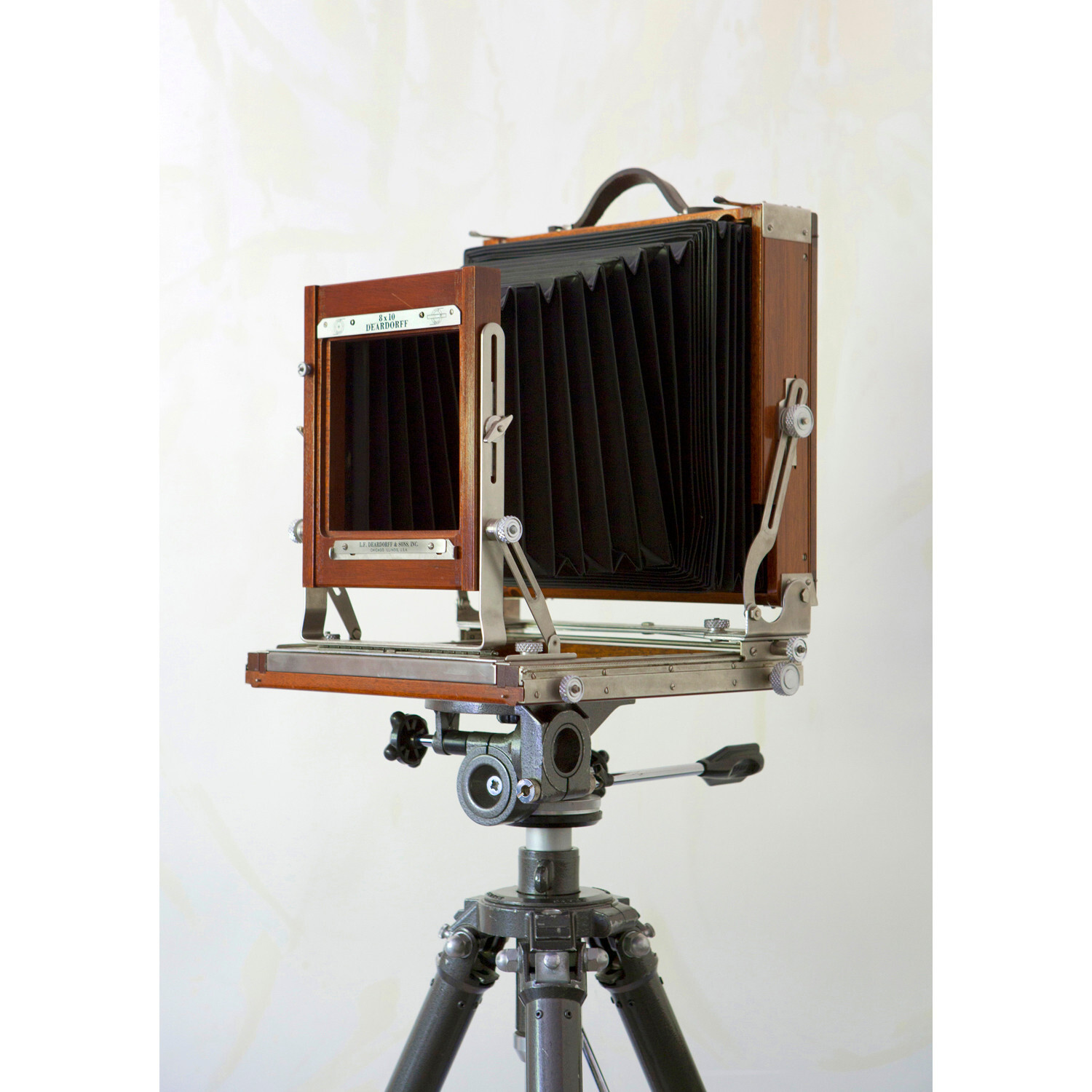 ディアドルフDeardorff 8x10/5x7/4x5 大判カメラ用 ベルト 希少品】DEARDORFF ディアドルフ 8x10 大判 ボディ 蛇腹