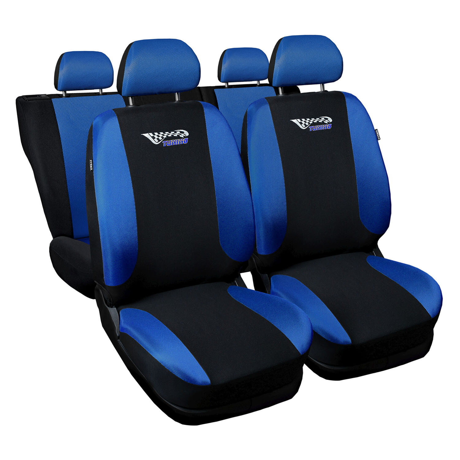 Skoda Rapid Universal Blau Sitzbezüge Sitzbezug Autositz Schonbezüge Tuning