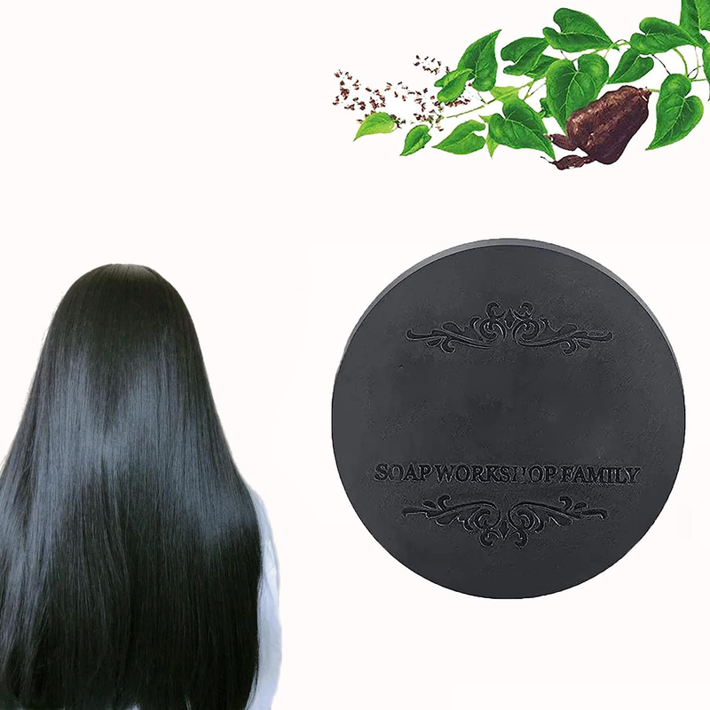 Black&Thick Hair Fallopia Multiflora Shampoo Bar, He Shou Wu Shampoo Soap, Deepl