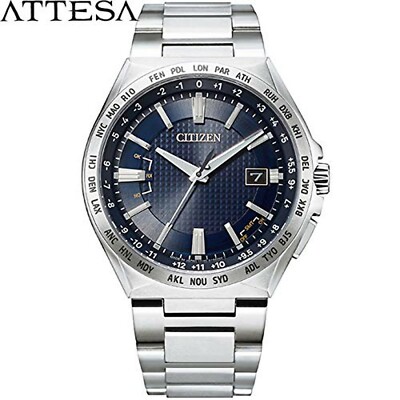 Pre-owned Citizen Attesa Cb0210-54l [eco Drive Direct Flight Act Line]japan Domestic