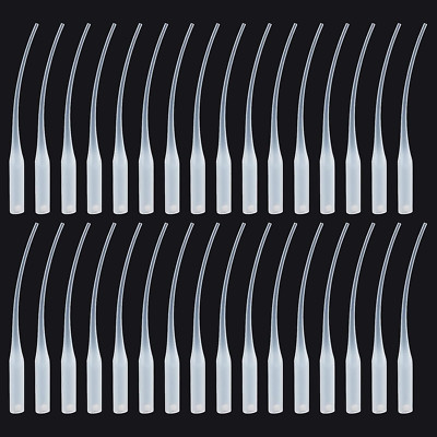 Glue Tips 100Pcs Plastic Glue MicroTips Glue Extender Precision Applicator Arts 