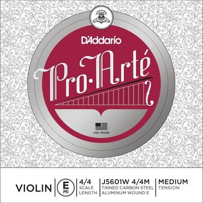 Pro-Arte Violin E String - alum wound: Medium, removable ball end