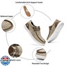 MEHOTO Men's Slip On Loafers | Arch Support Insole | Men's Shoes | Comfortable Light-Weight,Size 9.5 Yellowish Brown