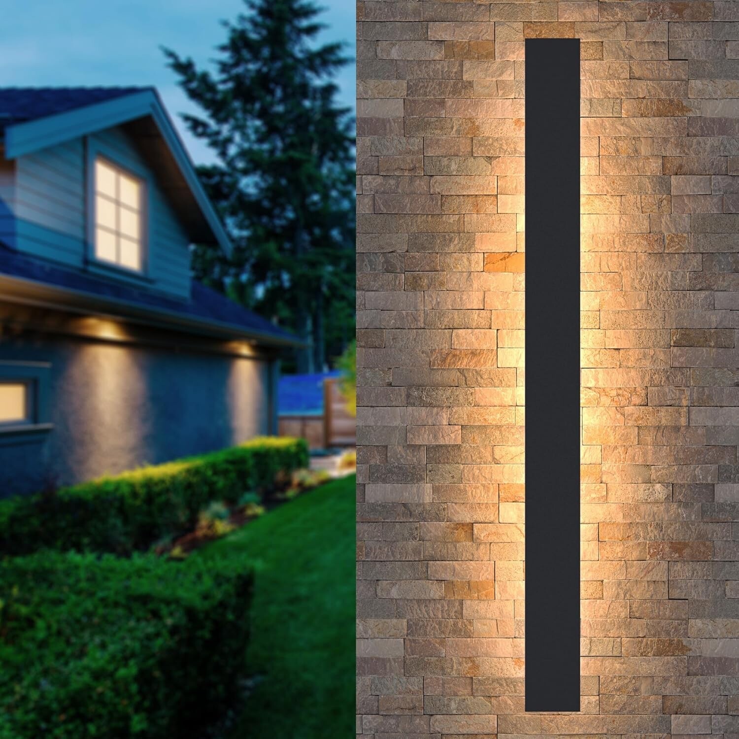 LED Wall Light 150 cm  Waterproof Outdoor Lamp Exterior Lights Long Strip Modern