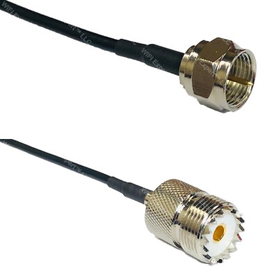 LMR100 F MALE to SO239 UHF Female Coax RF Cable USA-Ship Lot
