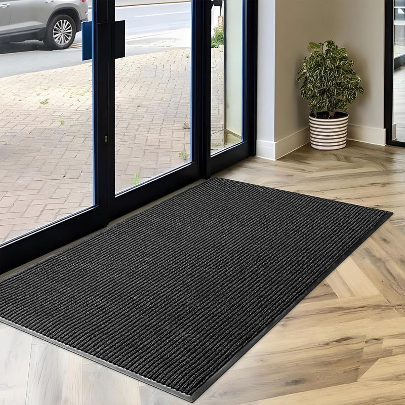 Large Commercial Door Mat - Heavy Duty, Indoor Outdoor, Waterproof