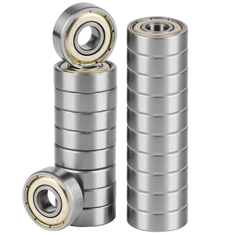 20Pcs 608ZZ Deep Groove Ball Bearings Steel Skateboard 3D Prin...