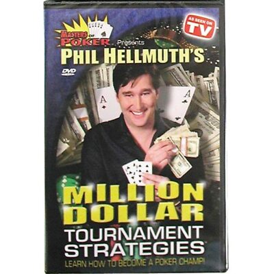 Phil Hellmuth's Million Dollar Tournament Strategies (DVD) NEW