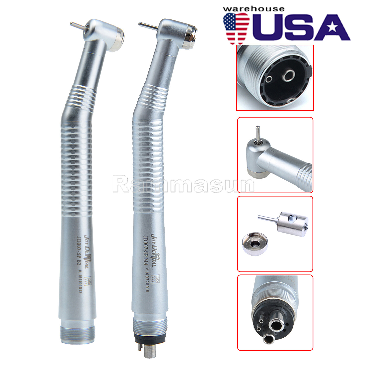 JOY Dental High Speed Handpiece 4/2 Hole Standard Head Push