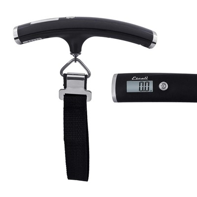 Vello 110lb Portable Digital Luggage Scale Compact Travel Readout Black