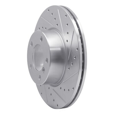 BMW 3-Series Right Front Drilled Slotted Premium Brake Rotor DFC 631-31089R