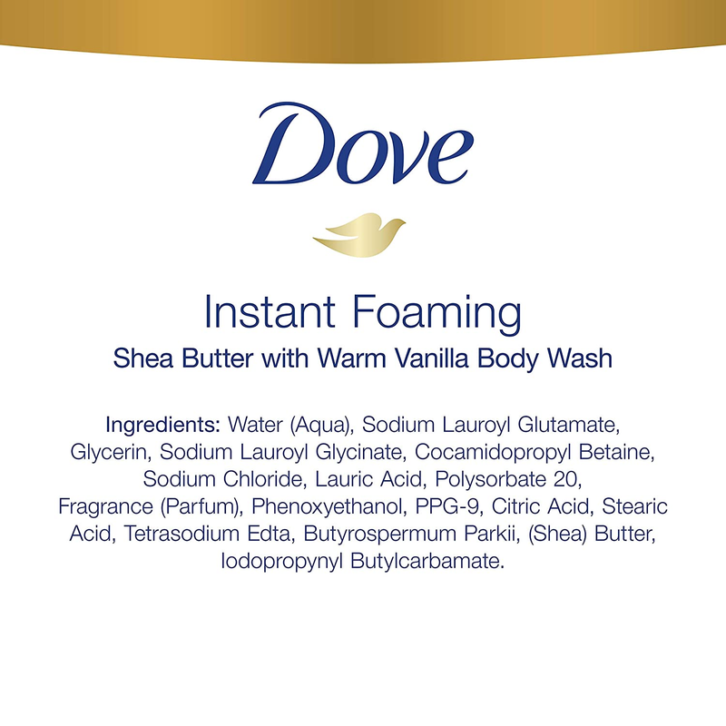 Dove Purely Pampering Body Wash with Nutriummoisture Technology Shea Butter A...