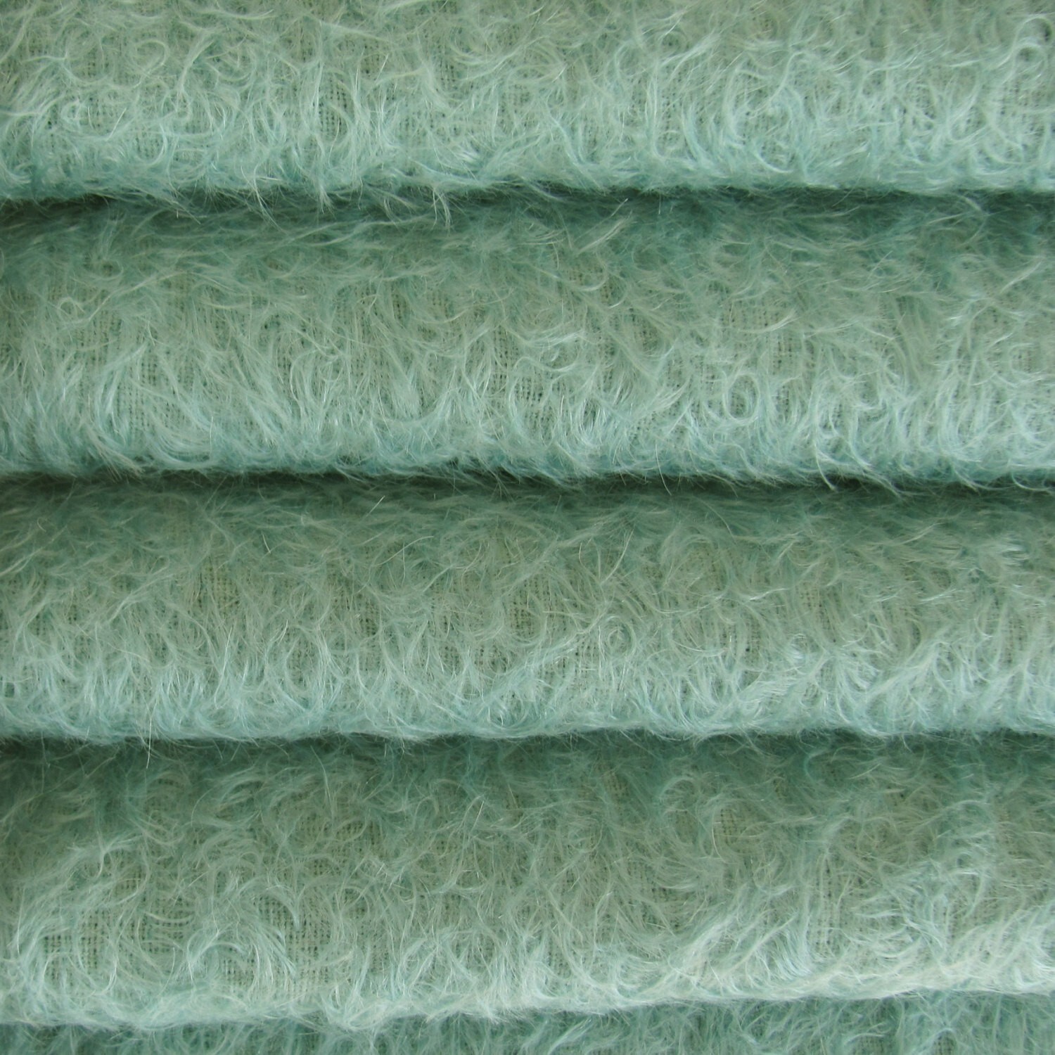 1/4 yd 300S/CM Teal INTERCAL 1/2" Ultra-Sparse Curly Matted Mohair Plush Fabric