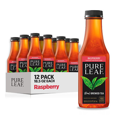 Pure Leaf Iced Tea, Raspberry 18.5 Fl Oz Pack of 12