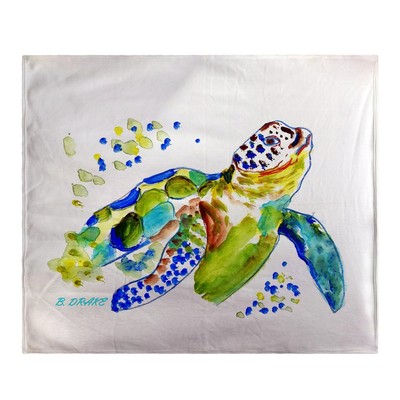 Betsy Drake Baby Sea Turtle Throw
