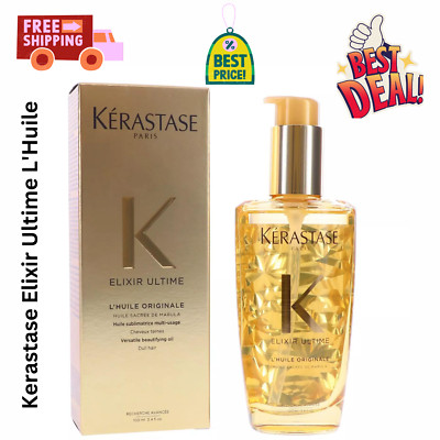 Kerastase Elixir Ultime L'Huile Original Beautifying Hair Oil 3.4oz