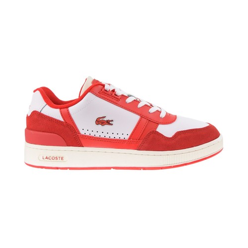 

Мужские туфли Lacoste T-Clip 123 5 бело-красные 745SMA0075-286, White-red