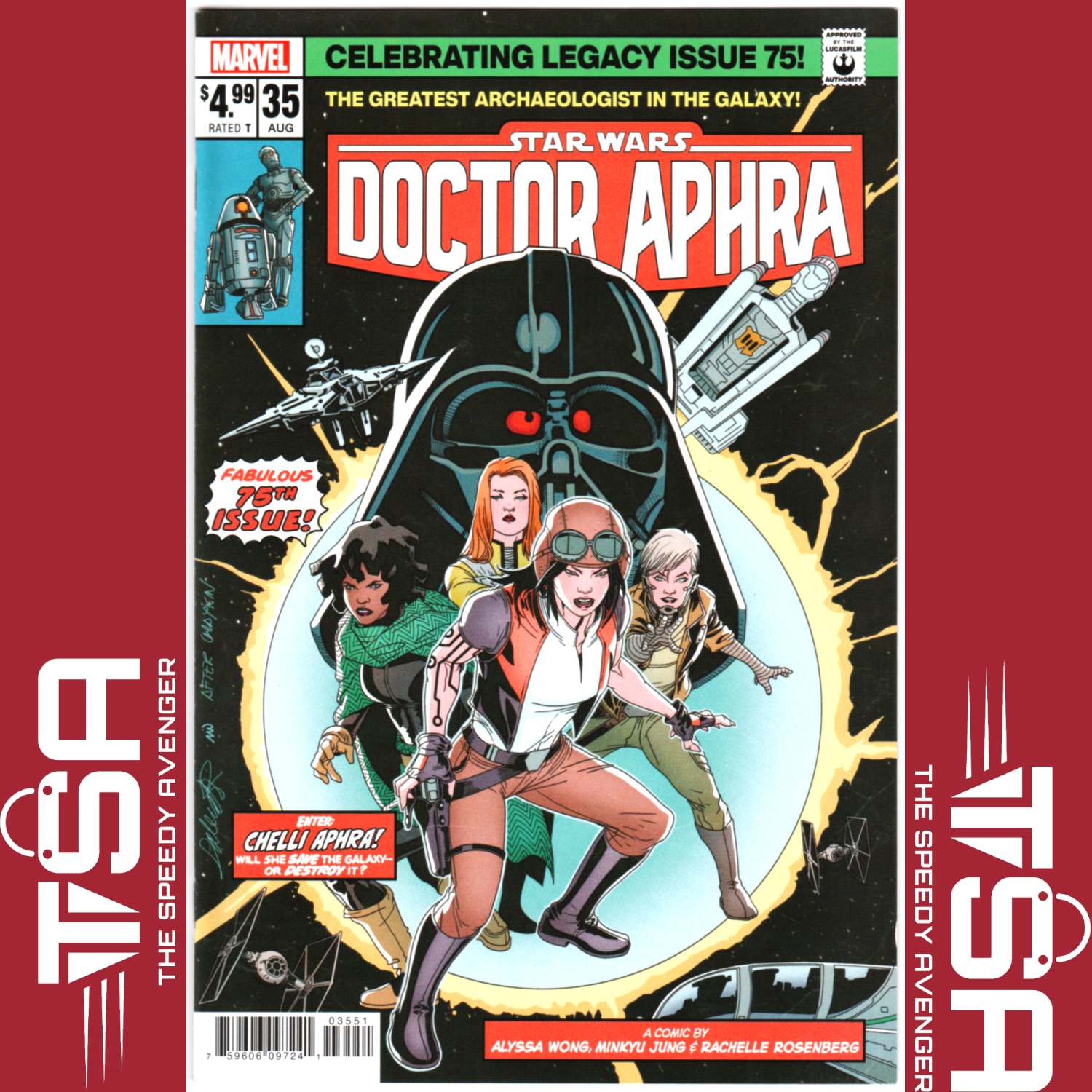 STAR WARS DOCTOR APHRA #35 (Vol 2) Salvador Larroca Star Wars #1 Homage Variant